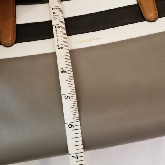 Coach Mini Borough Bag Bar Stripe - Picture 12 of 16
